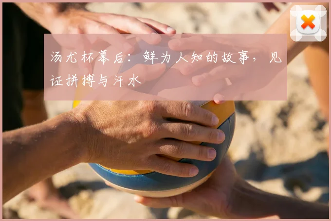 汤尤杯幕后:鲜为人知的故事,见证拼搏与汗水